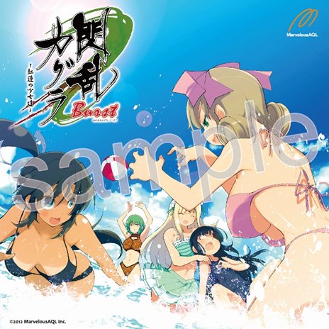 画像集#005のサムネイル/「閃乱カグラ Burst -紅蓮の少女達-」の発売を記念して秋葉原のカフェ「CAFE EURO」でコラボメニューの販売が決定。特製ステッカーのプレゼントも