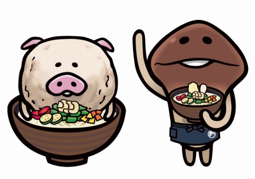 画像集 No.002のサムネイル画像 / 「なめこ栽培キット」とソラノイロ トンコツ＆キノコのコラボラーメンが12月10日から発売