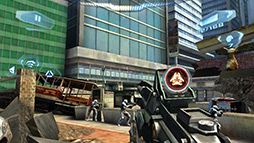 画像集#010のサムネイル/【PR】「Androidアプリレビュー」第11回:「N.O.V.A. 3 - Near Orbit Vanguard Alliance」は,クオリティが高いグラフィックスに注目のFPSだ!