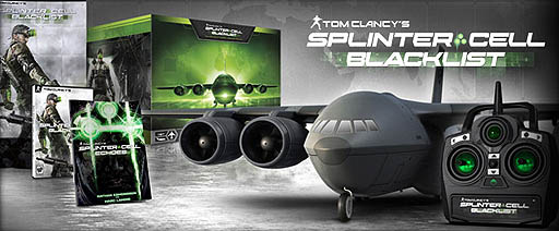 画像集#001のサムネイル/「Tom Clancy's Splinter Cell: Blacklist」の最新トレイラー公開。北米向けのコレクターズエディションにはラジコン飛行機が同梱