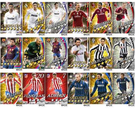 画像集#001のサムネイル/「ワールドサッカーコレクション」が本日配信。自分だけのチームを作ろう