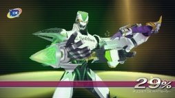 画像集#020のサムネイル/ブルーローズもしっかり(?)デレる模様。「TIGER & BUNNY オンエアジャック!」“ヒーローTV”の視聴率や,親密度「キズナレベル」に関する情報が明らかに