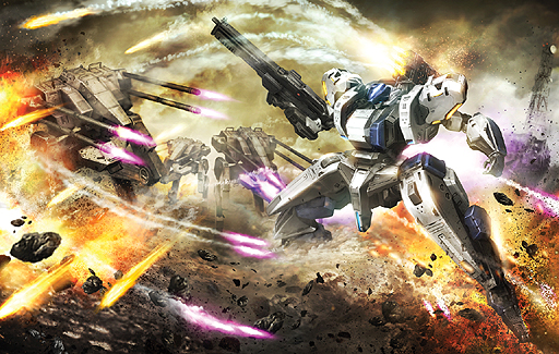画像集#002のサムネイル/PS Vita向けのダウンロード専売ロボットアクション「アサルトガンナーズ」が6月28日に発売。製品版との連動要素も備えた体験版の配信が本日スタート