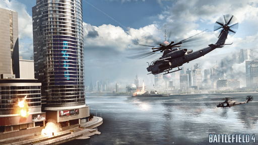画像集#002のサムネイル/［E3 2013］E3会場で「Battlefield 4」の64人対戦をプレイ。上海を舞台にアメリカ軍と中国軍の死闘が繰り広げられる