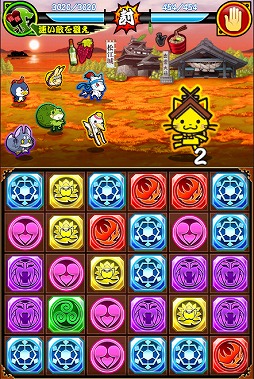 画像集 No.005のサムネイル画像 / 「戦国パズル!!あにまる大合戦」で島根県観光キャラクター｢しまねっこ」とのコラボイベントを開催