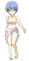 画像集#030のサムネイル/3DS用ダウンロードソフト「おきらくビーチバレー3D」が8月8日配信。「おきらく家族」が常夏のビーチで最強を目指す