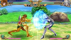 画像集#002のサムネイル/「聖闘士星矢Ω アルティメットコスモ」8戦勝ち抜くとキャラクターごとのエンディングが見られる「アーケードモード」と,登場する聖闘士達の情報が公開に