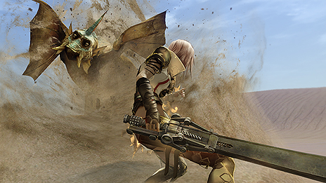 画像集#009のサムネイル/「LIGHTNING RETURNS: FINAL FANTASY XIII」,砂漠のエリア「デッドデューン」や“時の流れ”を遅くする新要素「オーバークロック」の情報を公開