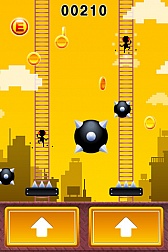 画像集#003のサムネイル/同時に2人のキャラを操作するアクションゲーム「ひたすらクライマー」が配信