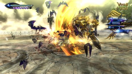 画像集#016のサムネイル/「ベヨネッタ2」,バトルに役立つテクニックの数々や隠し武器「ワンワン」など,本作をより深く楽しむための情報が公開