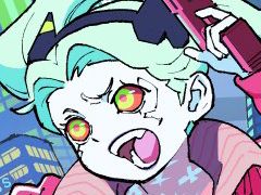 ピラル&レベッカ兄妹の過去を描く。コミカライズ作品「サイバーパンク: エッジランナーズ MADNESS」がコミックアライブ+で連載スタート