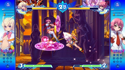 画像集#002のサムネイル/新バージョン「アルカナハート3 LOVE MAX SIX STARS!!!!!!」稼働開始。新キャラ「天之原みのり」のコマンドと，既存キャラおよびアルカナの変更点を一挙掲載