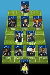 画像集#002のサムネイル/「サッカー日本代表 2014 ヒーローズ」がmobcastで配信。実名選手が集結