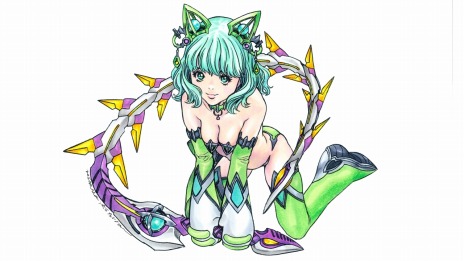 画像集#013のサムネイル/「Scarlet Blade」,新フィールドボスや大規模PvP「サイレン」を追加。桂 正和さんが描いたオリジナルキャラが登場する追加ストーリーも実装