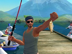 画像集#002のサムネイル/「Fish Hunt 世界を釣れ!」,日本国内の釣り場「隅田川(東京)/河口湖(山梨)/琵琶湖(滋賀)/式根島(東京)」が公開に。アクアリウム機能も