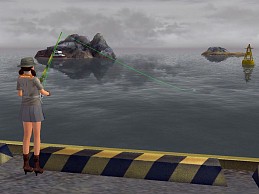 画像集#007のサムネイル/「Fish Hunt 世界を釣れ!」,日本国内の釣り場「隅田川(東京)/河口湖(山梨)/琵琶湖(滋賀)/式根島(東京)」が公開に。アクアリウム機能も
