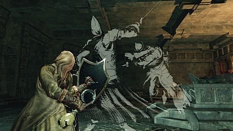 画像集#007のサムネイル/「DARK SOULS II」,三部作DLC「THE LOST CROWNS」の第一部「CROWN OF THE SUNKEN KING」の新たなスクリーンショットが公開。同日配布開始となる特殊武器の正体も明らかに