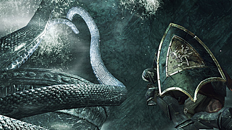 画像集#008のサムネイル/「DARK SOULS II」,三部作DLC「THE LOST CROWNS」の第一部「CROWN OF THE SUNKEN KING」の新たなスクリーンショットが公開。同日配布開始となる特殊武器の正体も明らかに