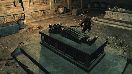 画像集#016のサムネイル/「DARK SOULS II」,三部作DLC「THE LOST CROWNS」の第一部「CROWN OF THE SUNKEN KING」の新たなスクリーンショットが公開。同日配布開始となる特殊武器の正体も明らかに