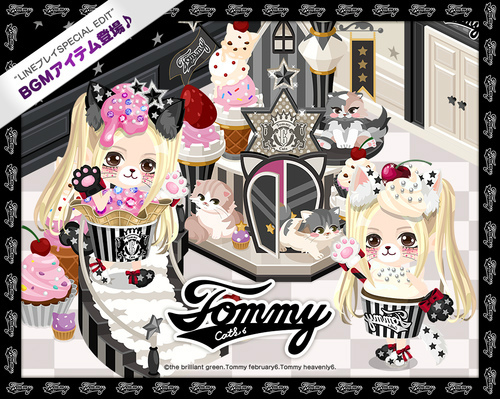 画像集 No.001のサムネイル画像 / LINE プレイにTommyガチャ第2弾「Tommy Cats6」が登場