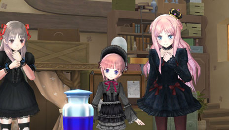 画像集#032のサムネイル/「メルルのアトリエ Plus 〜アーランドの錬金術士3〜」強化されたコスチュームチェンジを公開。メルルら3名の歴代主人公の衣装を自由に変えられる