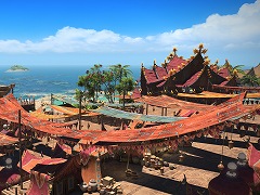 拡張パッケージ「ファイナルファンタジーXIV: 黄金のレガシー」,南米を思わせる新エリアを一足お先に体験。船に乗り濁流を上っていく新IDも