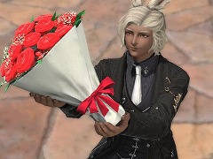 伝統の薔薇に想いを込めて。「FFXIV」シーズナルイベント「ヴァレンティオンデー」を2月3日に開始。新エモート「花束を贈る」を実装
