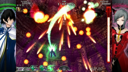 画像集#011のサムネイル/Xbox 360用STG「カラドリウス」,公式サイトで新システム「エレメントシュート」の情報が公開。ヤスダスズヒト氏のイラストによる壁紙も