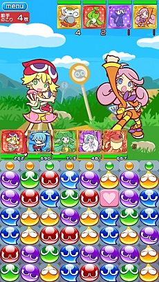 画像集#005のサムネイル/“なぞって”消して大連鎖。パズルRPG「ぷよぷよ!!クエスト」,4月24日に配信開始。事前登録は今夜23:59まで