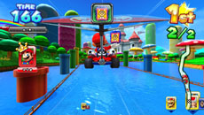 画像集#004のサムネイル/「マリオカート アーケードグランプリDX」の稼働が本日より順次開始に。「太鼓の達人」シリーズのどんちゃんが参戦するほか，新モードを2つ追加