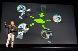 画像集#026のサムネイル/GTC 2013，NVIDIA基調講演レポート～4.5 TFLOPSのGPUで荒波を越えて，スキンヘッドオヤジで不気味の谷を渡る&#033;&#063;