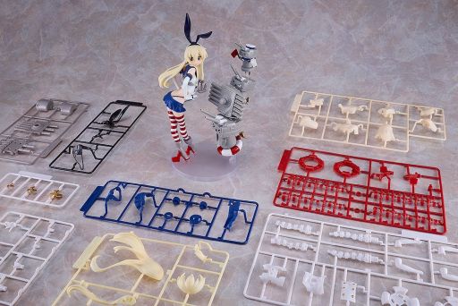 画像ギャラリー No.006のサムネイル画像 / 「艦隊これくしょん -艦これ-」のプラモデル「Reincarnation 島風」が7月に発売。スケールフィギュアを一部リニューアルしつつ，プラモデル化