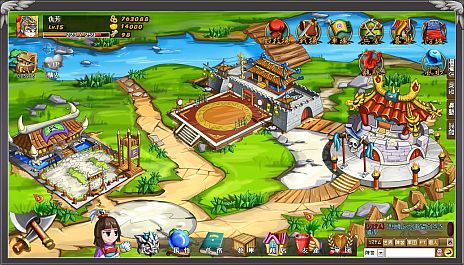 画像集#003のサムネイル/新作ブラウザゲーム「まめ三国志オンライン」が2013年3月にサービス開始予定。ティザーサイトで2頭身の可愛い武将の動く姿や日本独自要素を公開