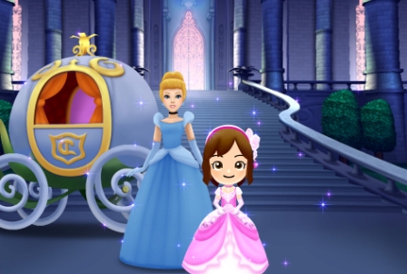 画像集#007のサムネイル/「ディズニー マジックキャッスル マイ・ハッピー・ライフ」基本的なゲームの流れを紹介。衣装を作ったり,ディズニーキャラクター達と交流したりと自由な生活が楽しめる
