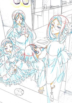 画像集#006のサムネイル/「MIND≒0(マインド/ゼロ)」,店舗別特典用イラストラフ5種類が公開に。ゲーム中とは違った雰囲気の学生服/ネグリジェ/ビキニ/着物姿をお披露目