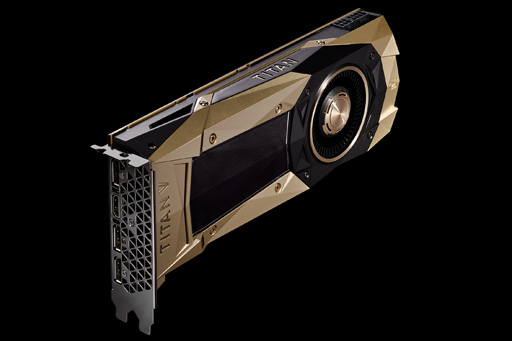 画像集 No.002のサムネイル画像 / NVIDIA，Volta世代初のグラフィックスカード「TITAN V」を発表。ディープラーニング向け