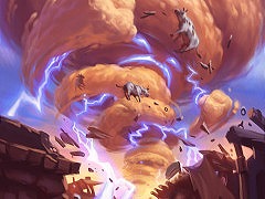 「ハースストーン」,次期拡張版「バッドランドの決斗」の新カード3枚を4Gamer独占公開。シャーマン用のエレメンタル「大災害スカール」など