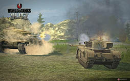 画像集 No.012のサムネイル画像 / 「World of Tanks Blitz」，本日アップデート1.6を実施。イギリスの技術ツリーに重戦車ラインが加わり，新マップ「カスティーリャ」も登場