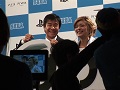 「サカつく プロサッカークラブをつくろう!」,中山雅史さんとローラさんが出演するTVCMのメイキング映像が公開