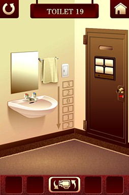 脱出ゲーム “100 Toilets”