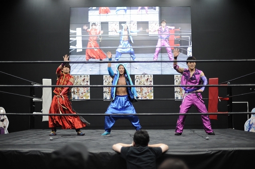 画像集 No.010のサムネイル画像 / ［TGS 2016］4Gamer×DDTプロレス×リングドリーム興行「愛は相よりいでて 2.5」フォトレポート。「DDT美少女化計画」の美少女化権は“美熟女”チェリー選手の手に
