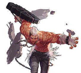 画像集 No.004のサムネイル画像 / 「HeroWarz」,野球部所属の女子高生・ジェリーと,強面な整備工・デリックの背景設定とアクション動画が公開