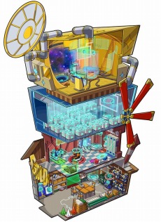 画像集#001のサムネイル/「ヒーローバンク」,拠点の施設を紹介するムービー「ゴールドベース篇 パート1」が公開に