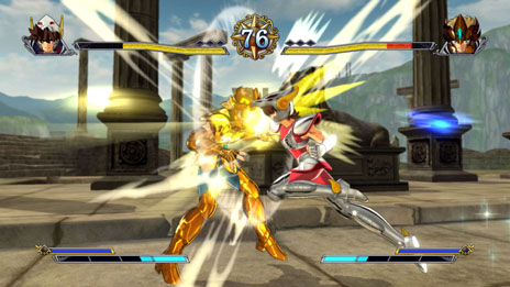 画像集#004のサムネイル/「聖闘士星矢 ブレイブ・ソルジャーズ」のバトルシステムが公開に。相手の攻撃を無効化する「光速ムーブ」など各種アクションを紹介