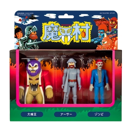 画像集 No.001のサムネイル画像 / 「魔界村」のレトロなフィギュアが日本で発売開始。アメリカのトイメーカー「スーパー7」の製品で，パッケージは日本語バージョン