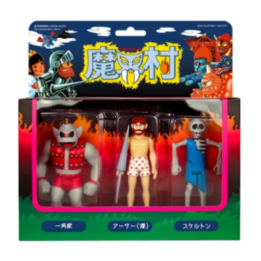 画像集 No.003のサムネイル画像 / 「魔界村」のレトロなフィギュアが日本で発売開始。アメリカのトイメーカー「スーパー7」の製品で，パッケージは日本語バージョン