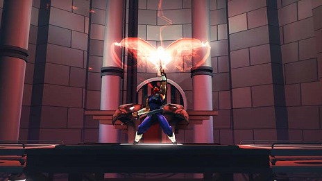 画像集#008のサムネイル/「ストライダー飛竜」,プラズマの力を解放して使用する「ダブルジャンプ」や「プラズマカタパルト」が公開