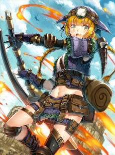 画像集#006のサムネイル/「モンスターハンター メゼポルタ開拓記」最新情報。ガイド娘見習い「パピ」やゲーム要素「狩猟」「開拓」の情報などが公開