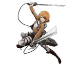 画像集#003のサムネイル/「進撃の巨人 -反撃の翼- ONLINE」，プレイヤーキャラクターと共に巨人を駆逐する「ハンジ」「ペトラ」の情報が明らかに