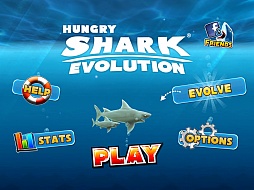画像集#002のサムネイル/巨大なサメが海を恐怖に染める。スマートフォン向けアクション「Hungry Shark Evolution」を紹介する「（ほぼ）日刊スマホゲーム通信」第332回